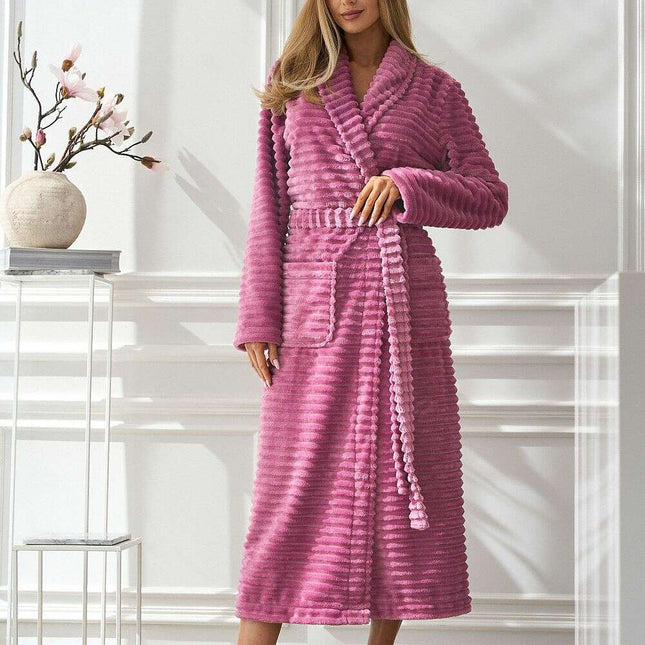 Unisex Polyester Bathrobe – Everyday Luxury, Model 217114 (M–XXL)