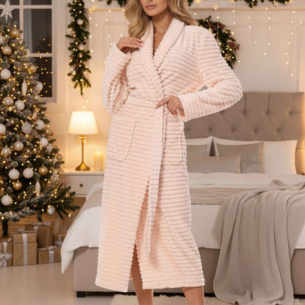 Polyester Bathrobe – Lightweight Comfort, Model 217115 (M–XXL)