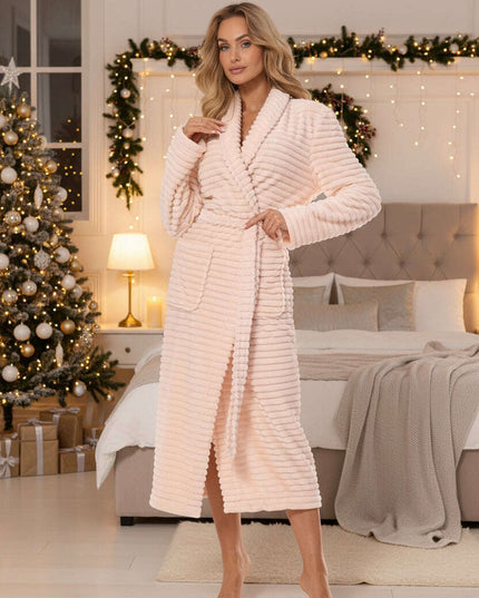 Polyester Bathrobe – Lightweight Comfort, Model 217115 (M–XXL)