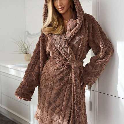 Unisex 100% Polyester Bathrobe – Model 217120, All Sizes | Très Elite