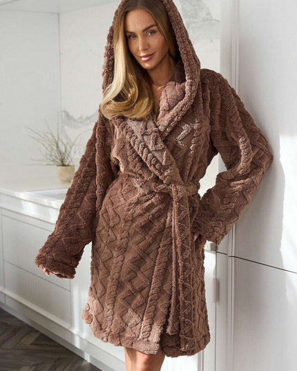 Unisex 100% Polyester Bathrobe – Model 217120, All Sizes | Très Elite