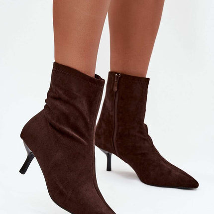 Heel boots model 217171