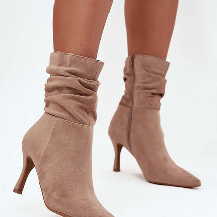 Heel boots model 217172