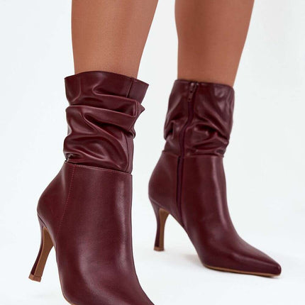 Heel boots model 217174