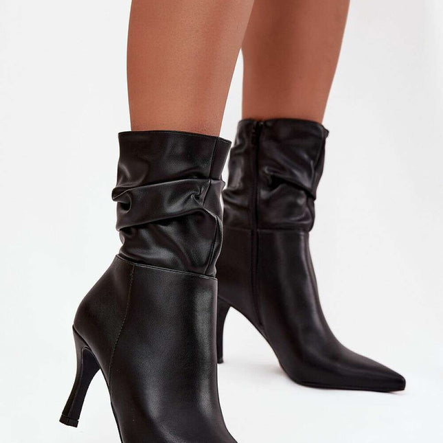 Heel boots model 217175