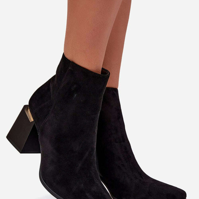 Heel boots model 217191