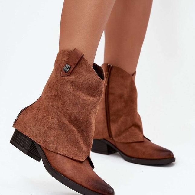 Heel boots model 217193
