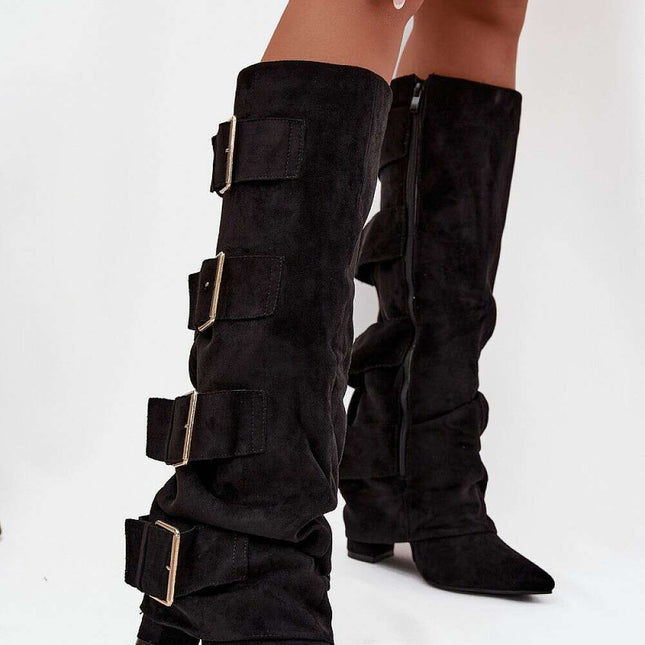 Heel boots model 217203