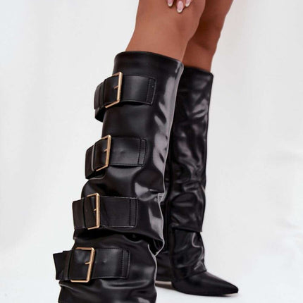 Heel boots model 217204