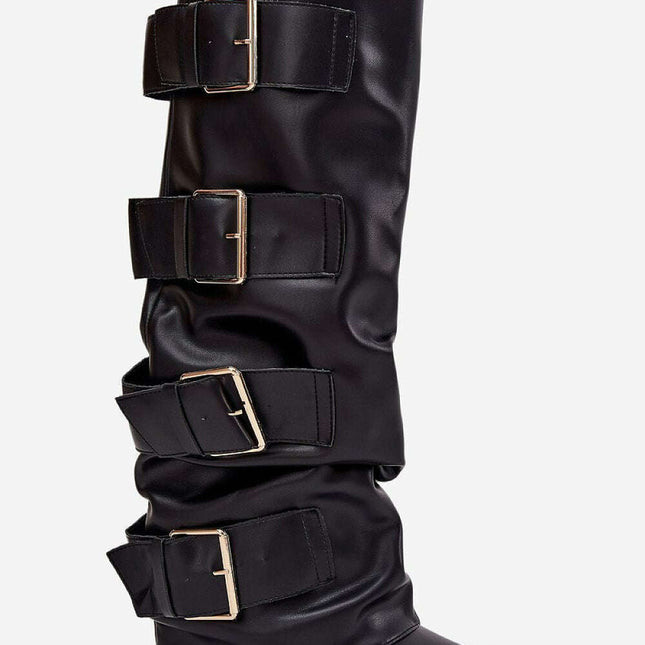 Heel boots model 217204