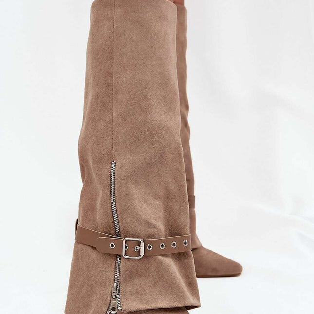 Heel boots model 217210