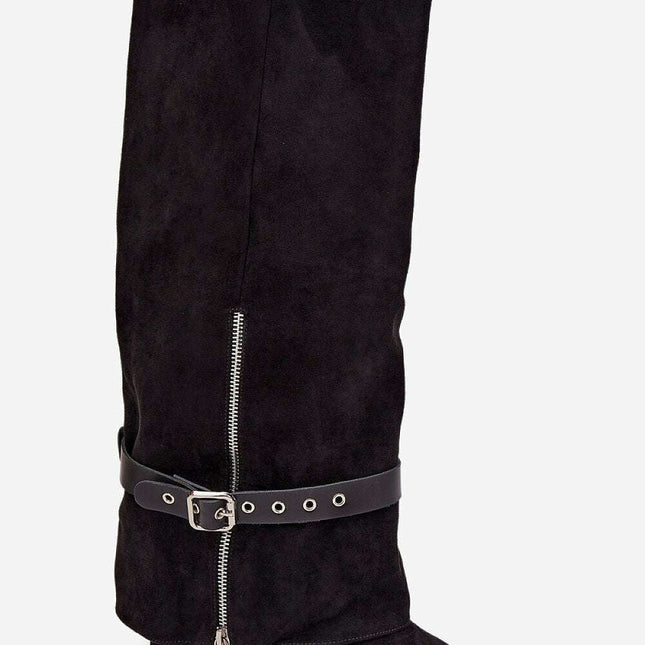 Heel boots model 217211