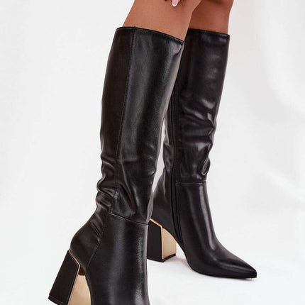 Heel boots model 217214