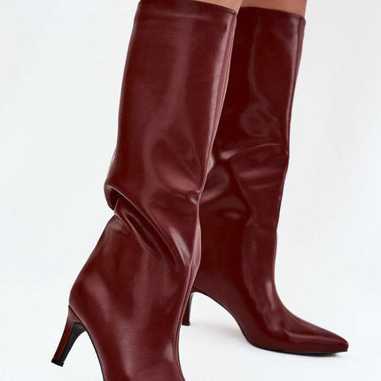 Heel boots model 217221
