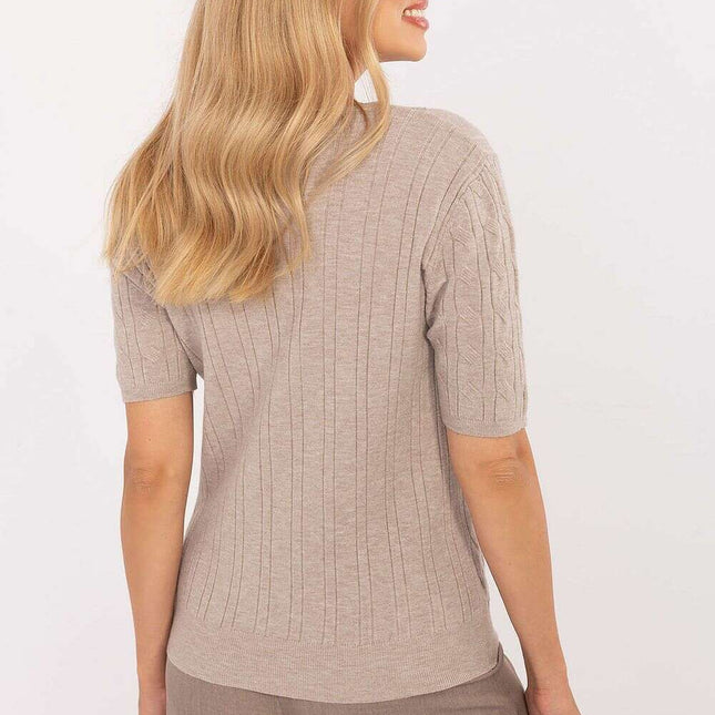 Short sleeve sweater model 217332