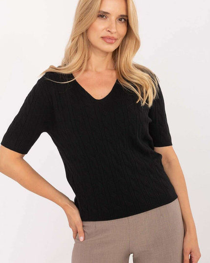 Short sleeve sweater model 217334