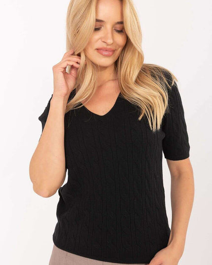 Short sleeve sweater model 217334