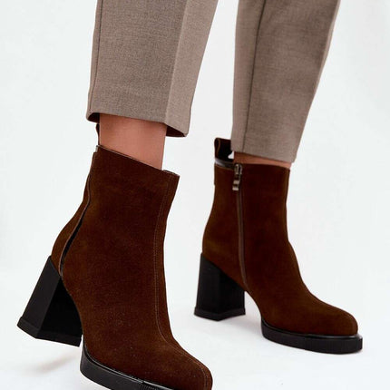 Heel boots model 217493
