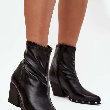 Heel boots model 217498