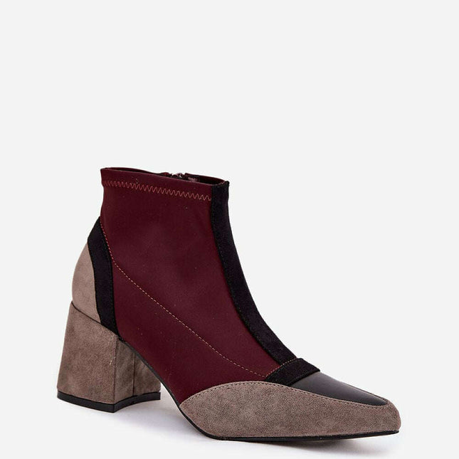 Heel boots model 217500