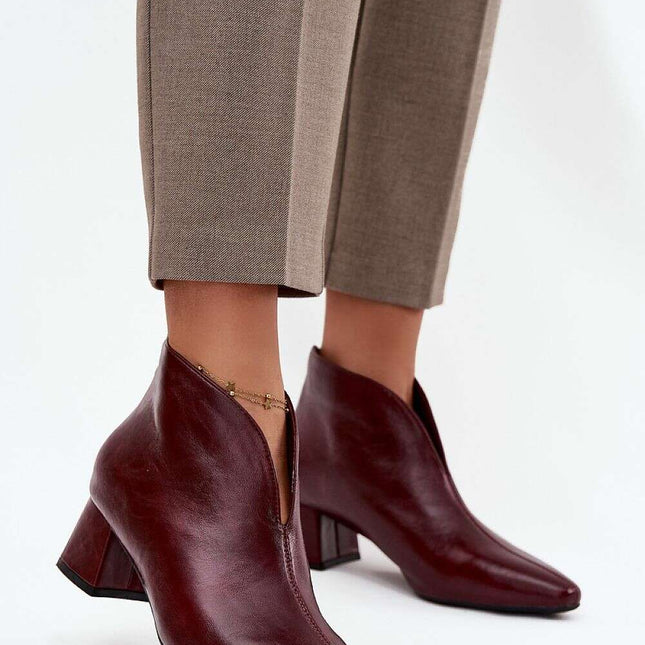 Heel boots model 217501