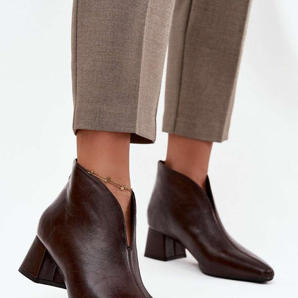 Heel boots model 217501