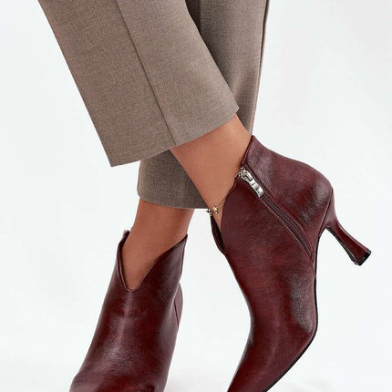 Heel boots model 217504