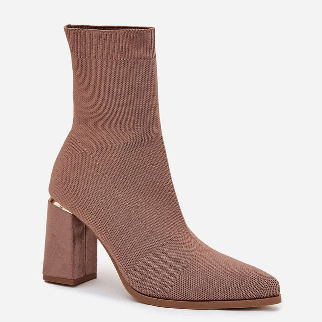 Heel boots model 217512