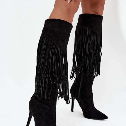 Heel boots model 217513