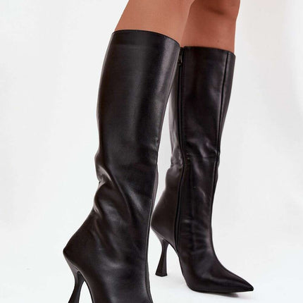 Heel boots model 217519