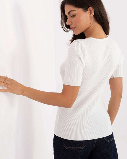 Short sleeve sweater model 217603