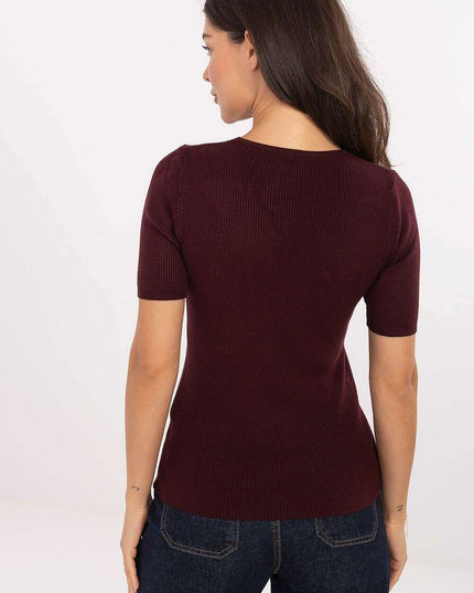 Short sleeve sweater model 217606