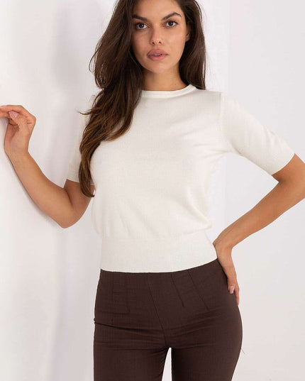 Short sleeve sweater model 217627