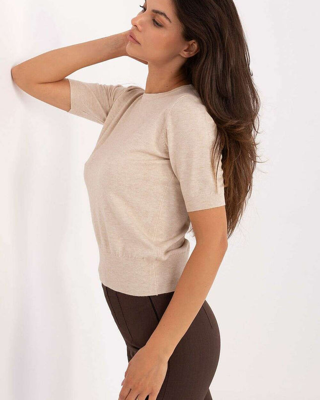 Short sleeve sweater model 217628