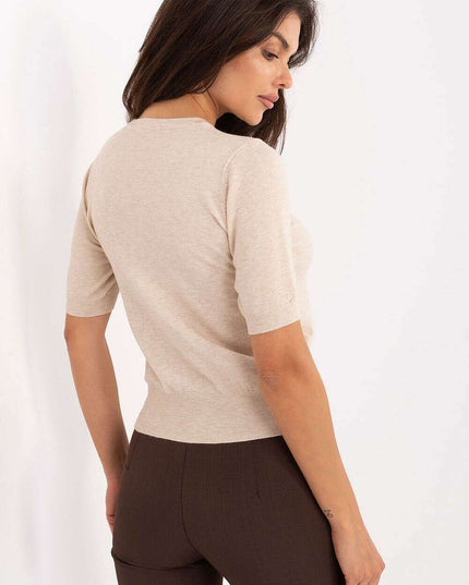 Short sleeve sweater model 217628