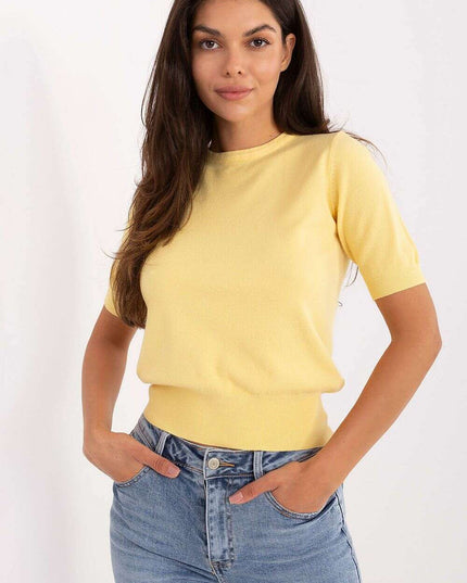 Short sleeve sweater model 217632