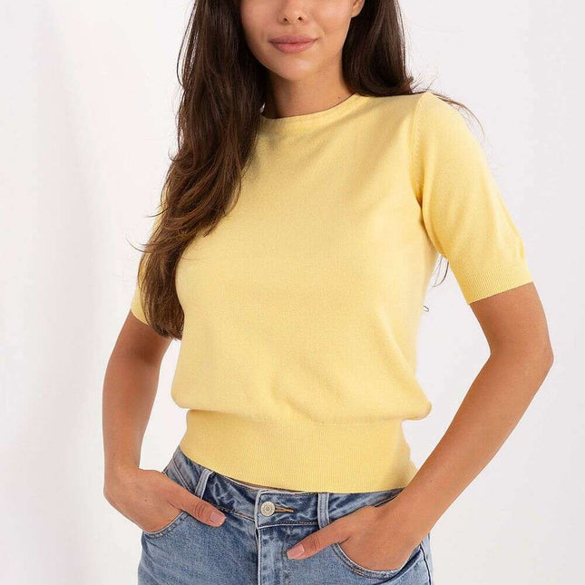 Short sleeve sweater model 217632