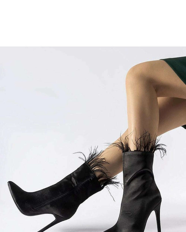 Heel boots model 217675