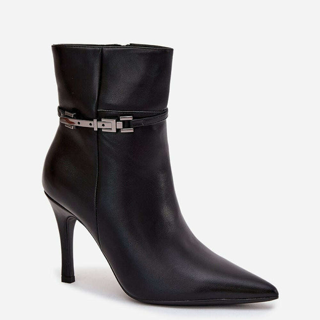 Heel boots model 217722