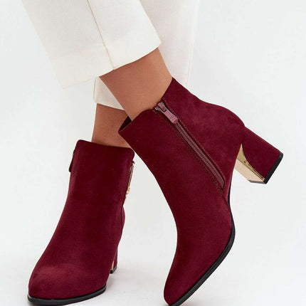 Heel boots model 217726