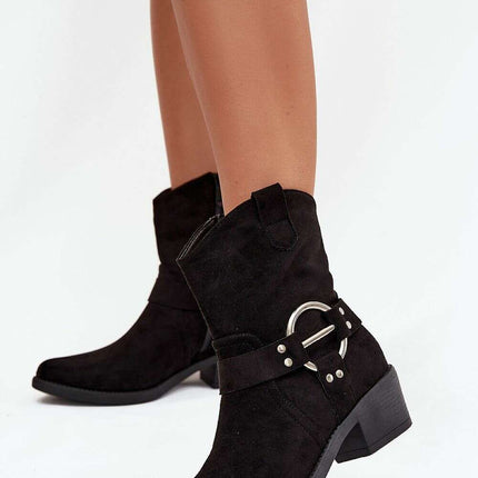 Heel boots model 217732