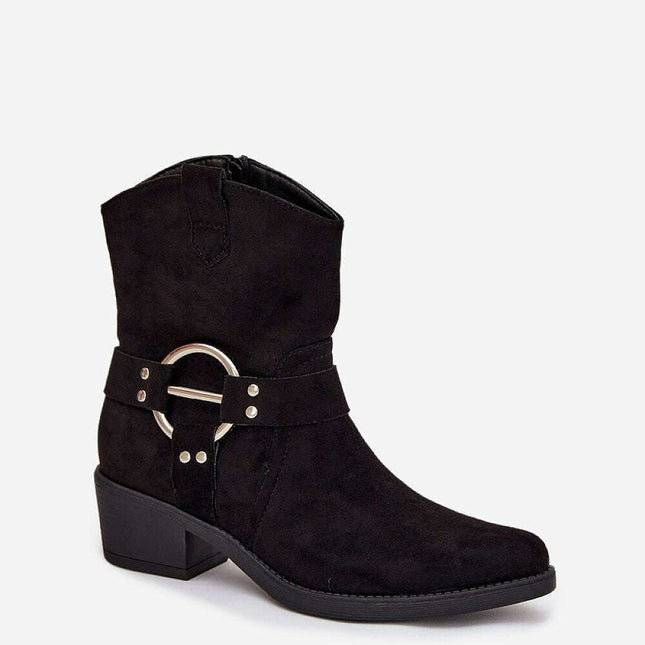 Heel boots model 217732