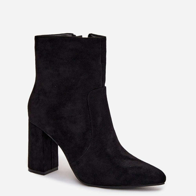 Heel boots model 217735