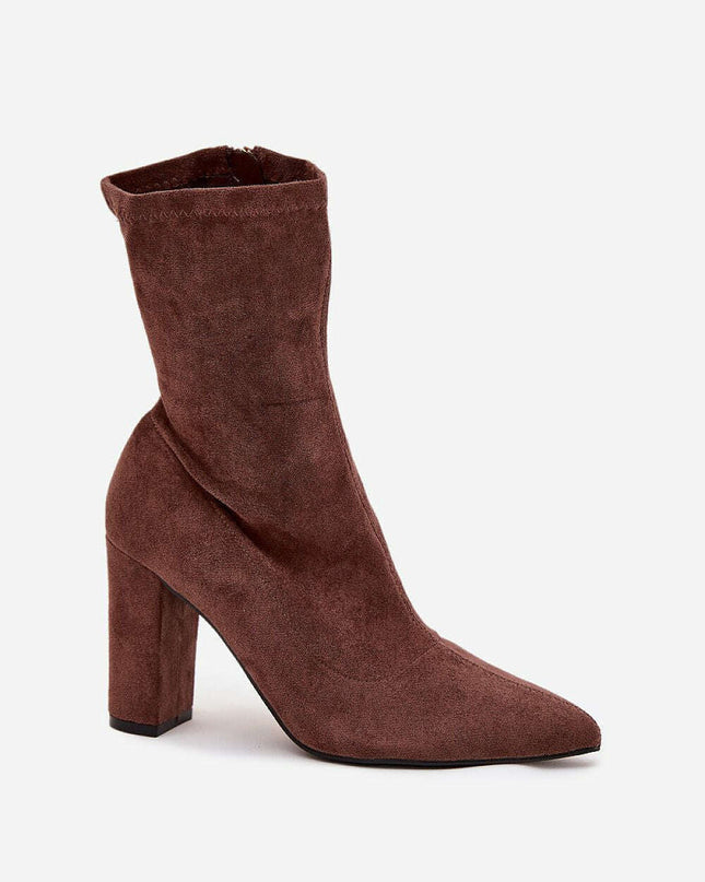 Heel boots model 217737