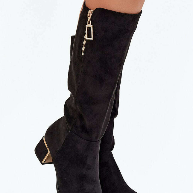 Heel boots model 217751