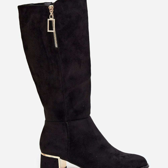 Heel boots model 217751