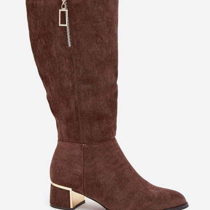 Heel boots model 217752