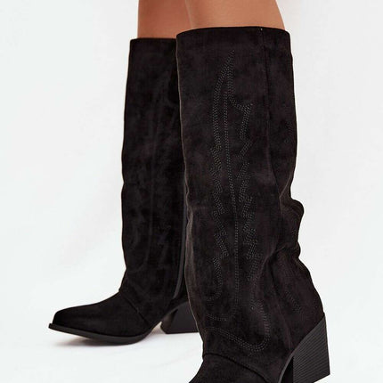 Heel boots model 217755