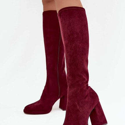 Heel boots model 217760