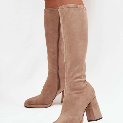 Heel boots model 217760